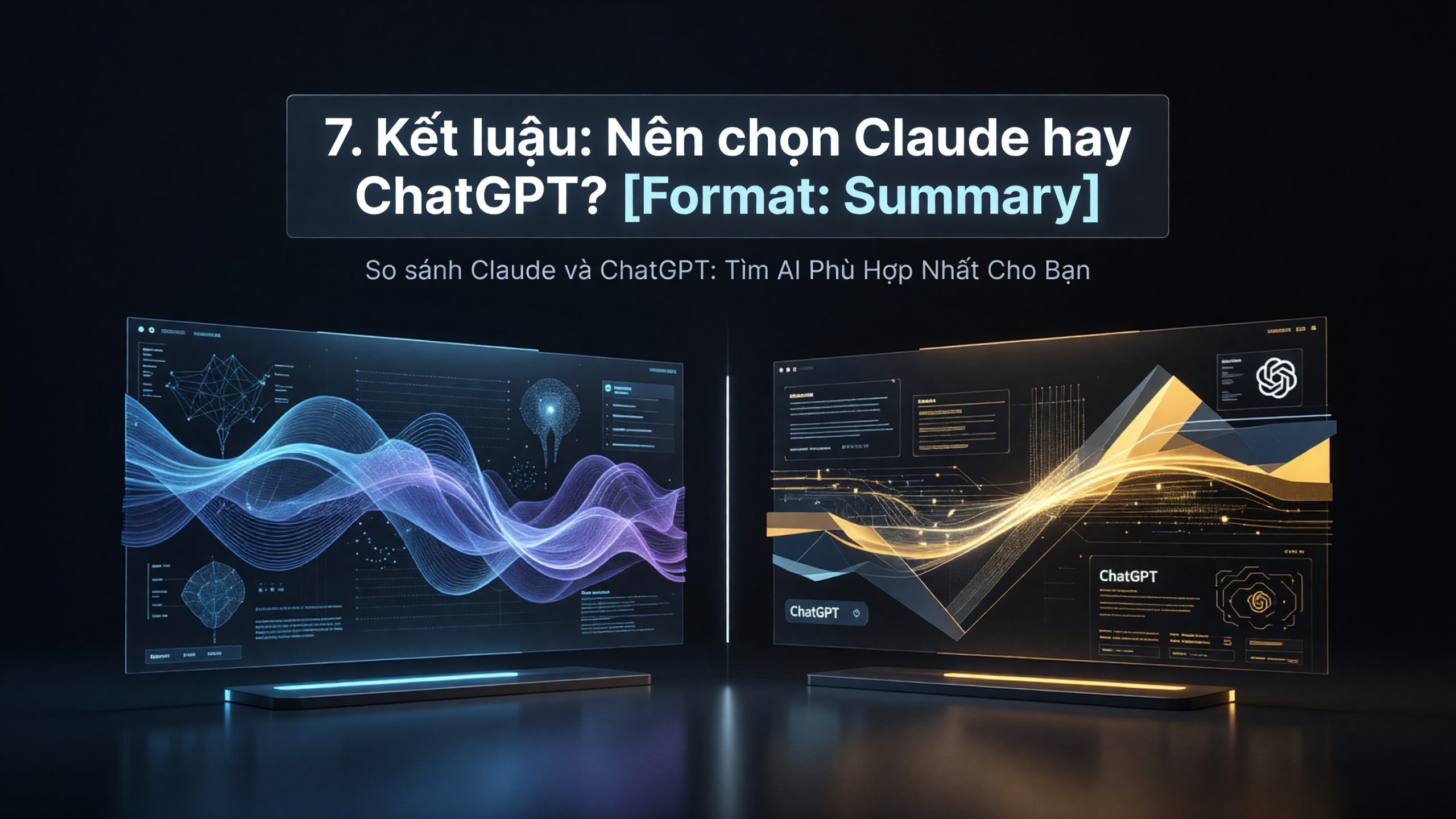 7. Kết luận: Nên chọn Claude hay ChatGPT? [Format: Summary]